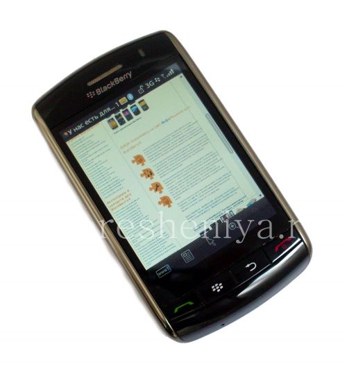 Photogallery for BlackBerry 9500 Storm smartphone, Black product