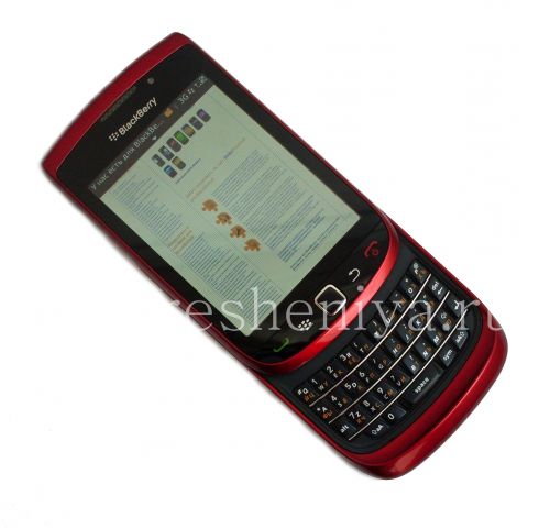 Photogallery for Smartphone BlackBerry 9800 Torch, Red (Sunset Red) product