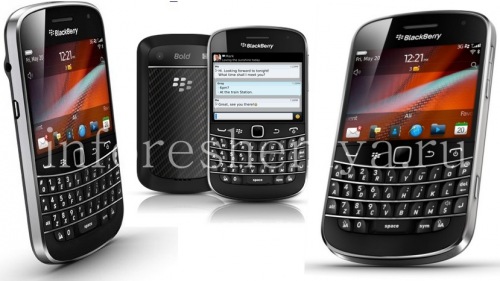 Photogallery for Ponsel BlackBerry 9900 Bold, Perusahaan, Hitam (Hitam) product