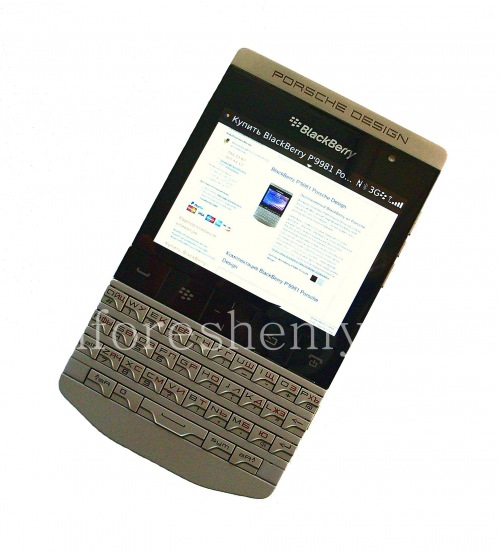 Photogallery for Smartphone BlackBerry P'9981 Porsche Design, Silber (Silber) product