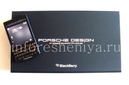 Photogallery for Smartphone BlackBerry P'9983 Porsche Design, Graphite product
