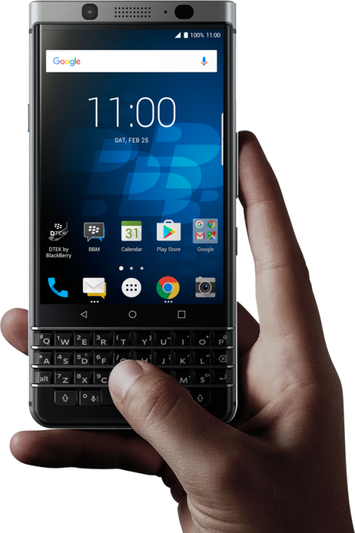 Photogallery for Smartphone BlackBerry KEYone, Silver product