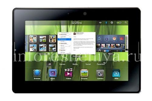 Photogallery for Tablette PC BlackBerry PlayBook, Noir (Noir), 16 Go product