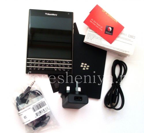 Photogallery for 智能手机BlackBerry Passport, 黑（黑） product