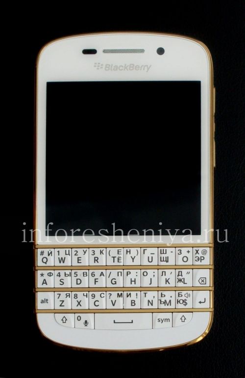 Photogallery for スマートフォンBlackBerry Q10, ゴールド（ゴールド）、オリジナル、スペシャルエディション product