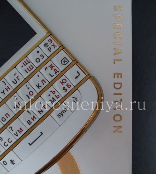 Photogallery for スマートフォンBlackBerry Q10, ゴールド（ゴールド）、オリジナル、スペシャルエディション product