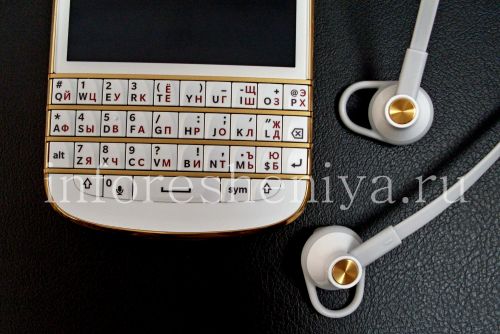 Photogallery for スマートフォンBlackBerry Q10, ゴールド（ゴールド）、オリジナル、スペシャルエディション product