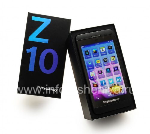 Photogallery for الهاتف الذكي BlackBerry Z10, أسود (أسود) product