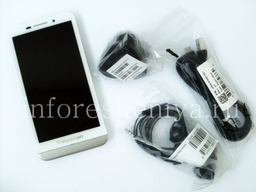 Photogallery for Smartphone BlackBerry Z30, Blanc (Blanc) product