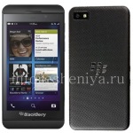 smartphone tata letak BlackBerry Z10, hitam