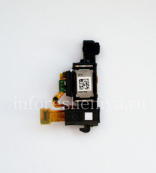 Photogallery for Audio connector (Headset Jack) T13 in assembly with proximity / light sensor and lock button for BlackBerry Z10 / 9982, The black product