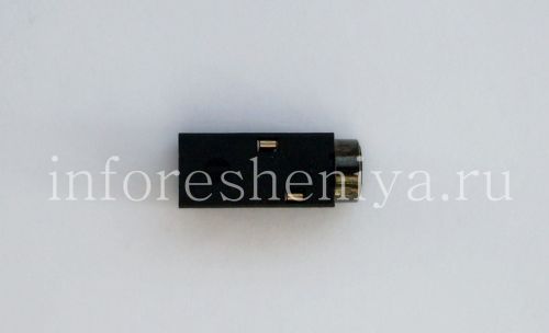 Photogallery for Audio-Buchse (Headset-Buchse) T14 für Blackberry, schwarz product