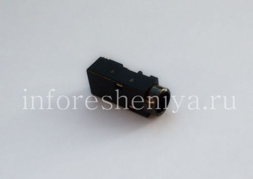 Photogallery for Audio-Buchse (Headset-Buchse) T14 für Blackberry, schwarz product
