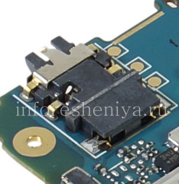 Photogallery for Audio-Buchse (Kopfhörerbuchse) T17 für Blackberry-Z3, schwarz product