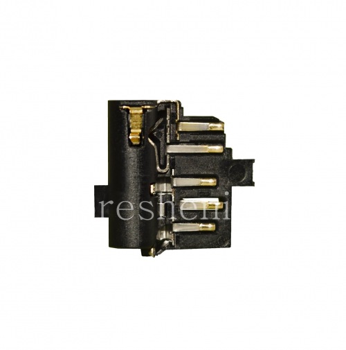 Photogallery for Audio-Buchse (Headset-Buchse) T19 für BlackBerry Priv und Keyone, schwarz product