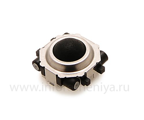 Photogallery for Trackball origine pour BlackBerry, Noir avec garniture argent product