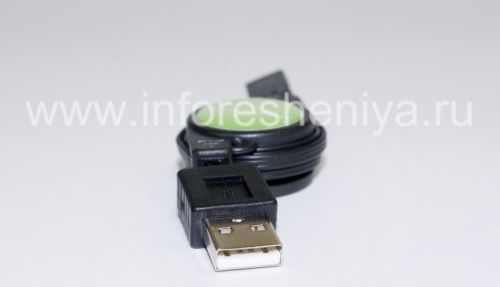 Photogallery for Smartphone Experts قابلة للطي لبلاك بيري للشركات USB كابل, أسود product