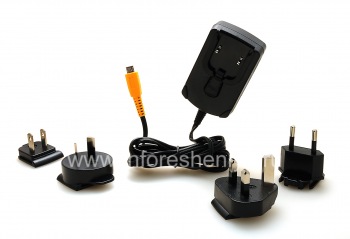 Original International Charger 2A wall charger with attachments for different countries