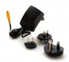 Photo 2 — Original International Charger 2A wall charger with attachments for different countries, The black
