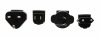 Photo 4 — Chargeur secteur d'origine International Charger 2A avec accessoires pour différents pays, Le noir