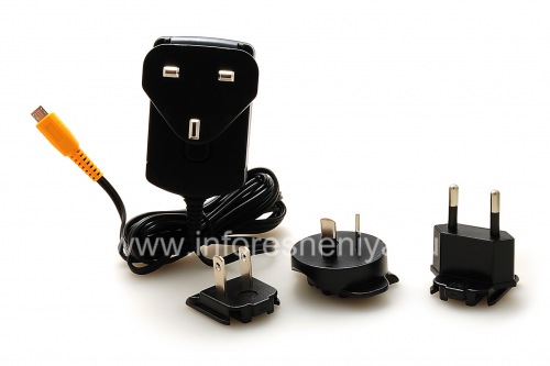 Photogallery for Original International Charger 2A AC-Ladegerät mit Zubehör für verschiedene Länder, Das Schwarze product