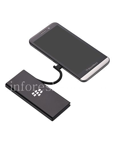Photogallery for Cargador de viaje original MP-2100 energía móvil para BlackBerry, Negro product