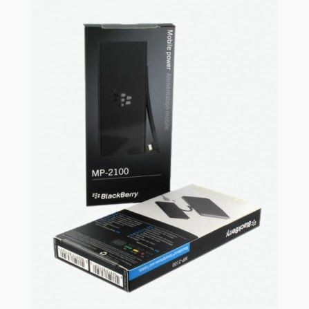 Photogallery for Cargador de viaje original MP-2100 energía móvil para BlackBerry, Negro product