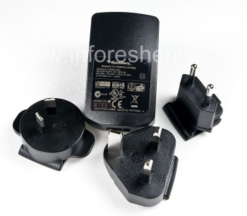Original universal wall charger with attachments for different countries