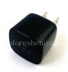 Photo 1 — Chargeur secteur d'origine "Micro" 850mA USB Power Plug Charger, Noir (Noir), États-Unis