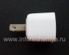 Photo 3 — Ishaja yangempela ye-AC "Micro" 750mA USB Power plug Pluger, I-White (US)