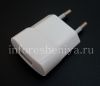 Photo 1 — Ishaja yangempela ye-AC "Micro" 850mA USB Power plug Pluger, White (White), eYurophu (Russia)
