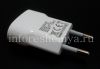Photo 5 — Pengisi Daya AC Asli "Micro" 850mA Pengisi Daya USB, Putih (Putih), untuk Eropa (Rusia)