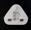 Photo 2 — Ishaja yangempela ye-AC "Micro" 850mA USB Power plug Pluger, I-White (UK)