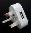 Photo 10 — Ishaja yangempela ye-AC "Micro" 850mA USB Power plug Pluger, I-White (UK)