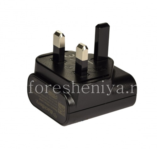 Photogallery for Original Charging AC Adapter Charger 550mA for BlackBerry, Black (Black), UK (UK) product