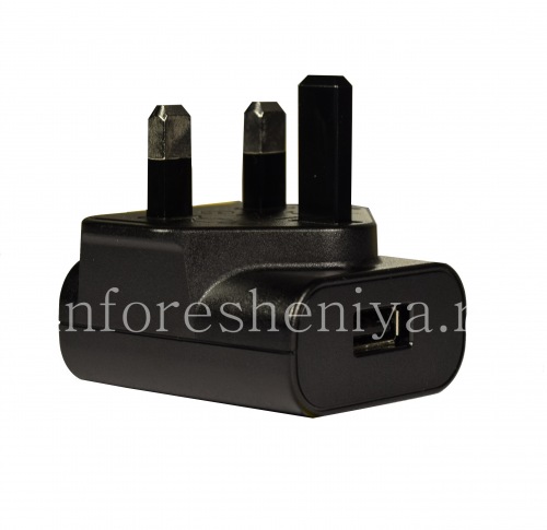 Photogallery for Original Charging AC Adapter Charger 550mA for BlackBerry, Black (Black), UK (UK) product