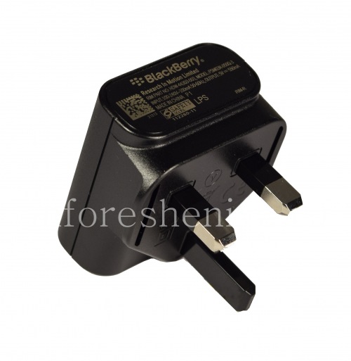 Photogallery for Original Charging AC Adapter Charger 550mA for BlackBerry, Black (Black), UK (UK) product