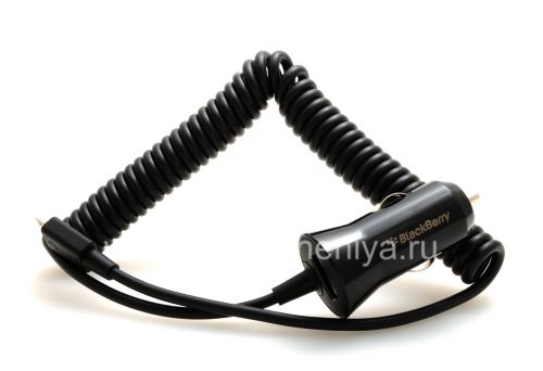 Photogallery for Le chargeur d&#39;origine haut-débit (1,8A, MicroUSB) dans le haut de gamme de la voiture à bord du véhicule Chargeur pour BlackBerry, noir product