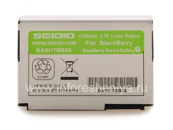 Corporate high-umthamo webhethri D-X1, okuyinto akudingi ikhava eyengeziwe Seidio Innocell Extended Battery for BlackBerry