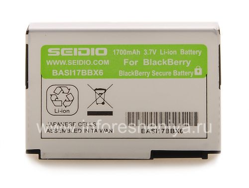Photogallery for Perusahaan tinggi kapasitas baterai D-X1, yang tidak memerlukan perlindungan tambahan Seidio Innocell Extended Battery untuk BlackBerry, putih product