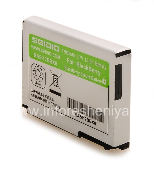 Photogallery for Perusahaan tinggi kapasitas baterai D-X1, yang tidak memerlukan perlindungan tambahan Seidio Innocell Extended Battery untuk BlackBerry, putih product
