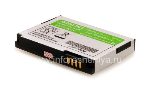 Photogallery for Perusahaan tinggi kapasitas baterai D-X1, yang tidak memerlukan perlindungan tambahan Seidio Innocell Extended Battery untuk BlackBerry, putih product