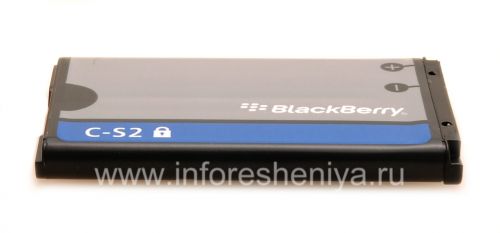 Photogallery for Original Battery C-S2 (9300) for BlackBerry, Gray / Blue product