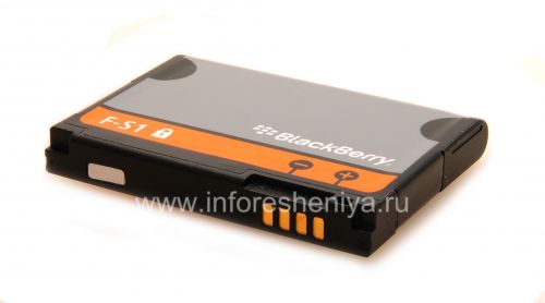 Photogallery for ब्लैकबेरी के लिए मूल बैटरी एफ एस 1, ग्रे / ऑरेंज product