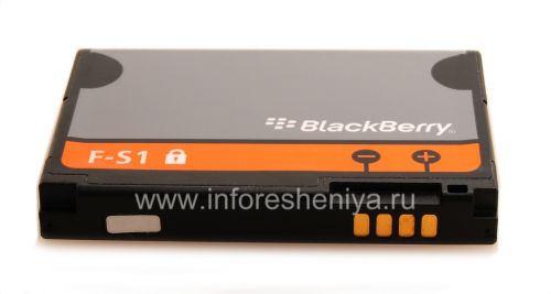 Photogallery for ब्लैकबेरी के लिए मूल बैटरी एफ एस 1, ग्रे / ऑरेंज product