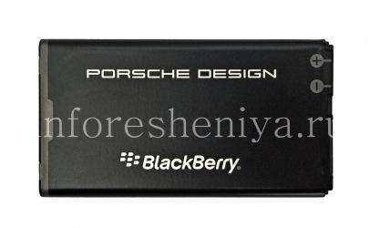 初代N-X1电池BlackBerry P'9983保时捷设计, 黑（黑）