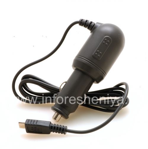 Photogallery for Car Charger 1A MicroUSB connector for BlackBerry, Gray product