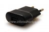Photo 2 — Cargador de red "Micro" del cargador del enchufe de corriente USB para BlackBerry (copia), Negro, forma plana