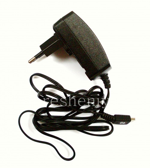 Photogallery for Chargeur mural d&#39;origine 700mA avec connecteur MiniUSB, Noir noir) product