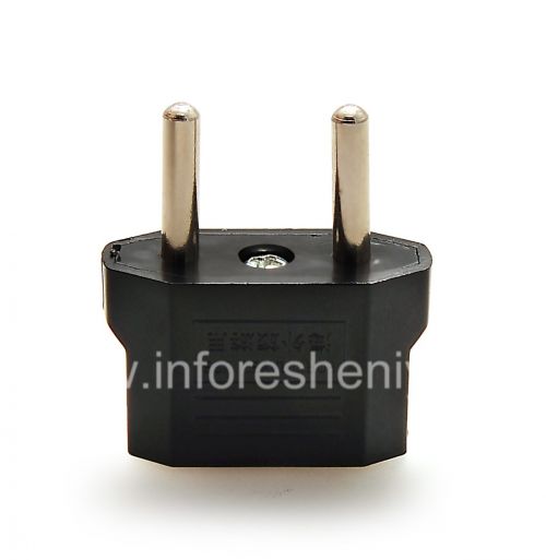 Photogallery for Adaptor untuk US-Euro socket (Rusia) untuk BlackBerry, classic Black product